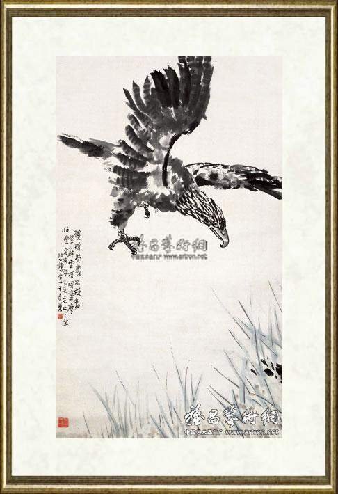 徐悲鸿_鹰击图